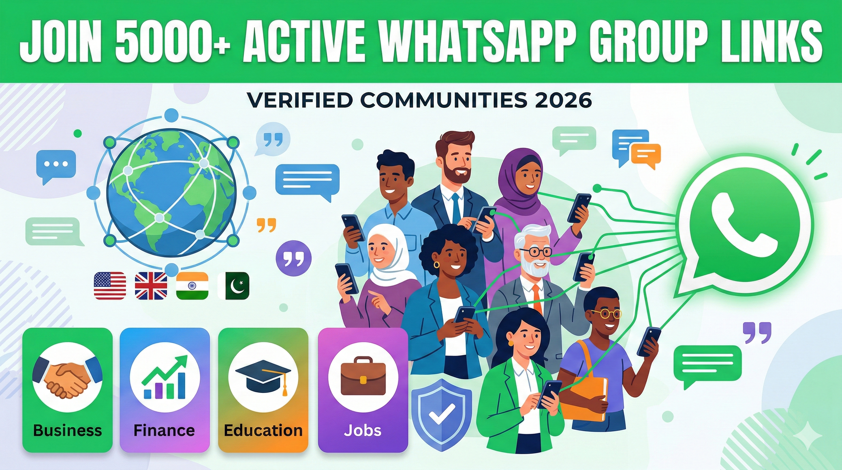 Active WhatsApp Group Links 2026: Join Verified Communities